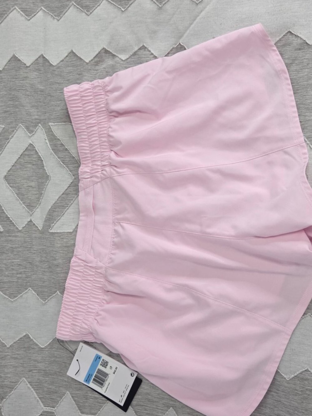 NWT Nike Women's One Dri-FIT Mid-Rise 3" Brief-Lined Shorts Pink size M - Picture 5 of 7